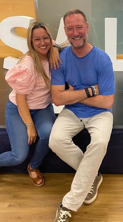 Pedro García Aguado y Nerea López